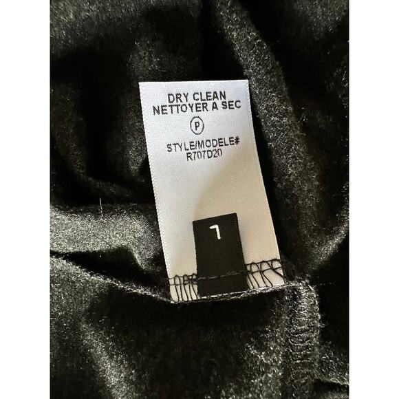 Robert Rodriquez Cocktail Dress Grey Size large Knit Jersey Knee Length - Picture 8 of 12